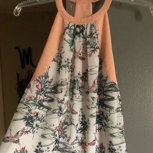 H&M racerback/halter neckline top